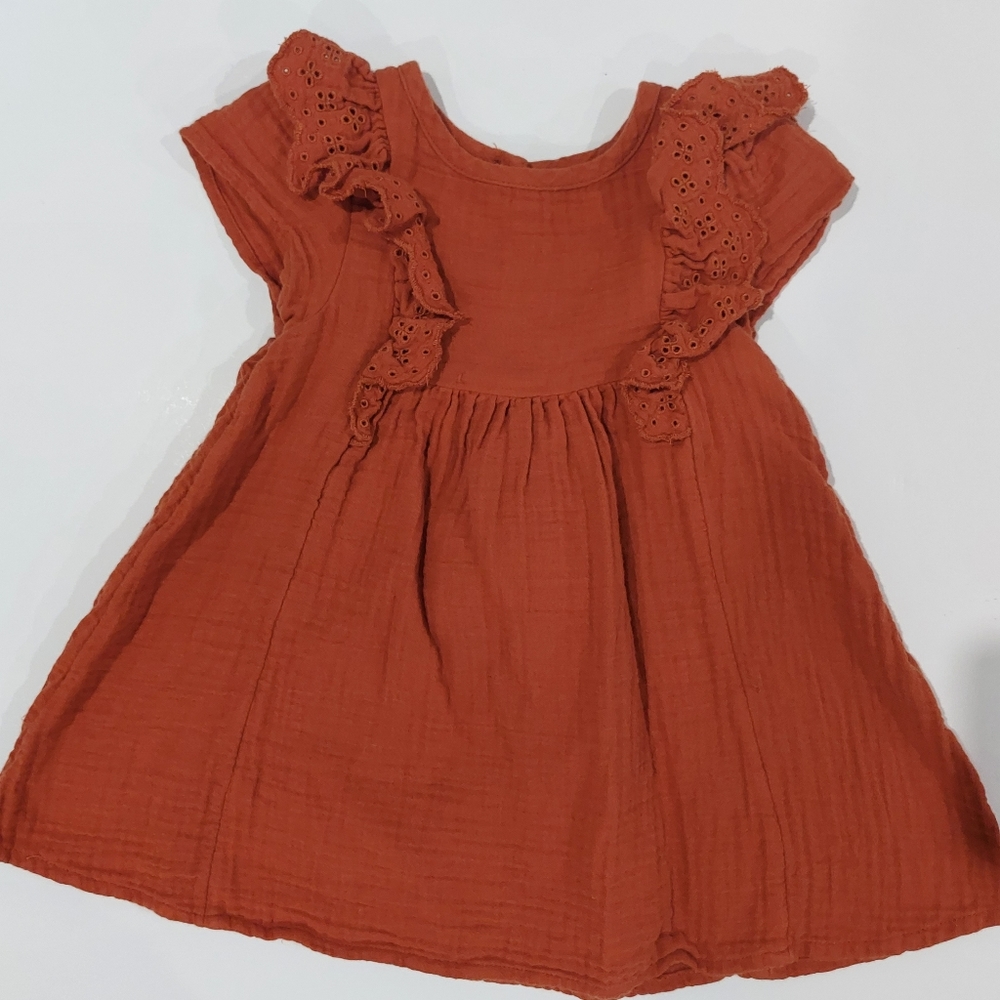 Cat&Jack Rust Orange Size 18M Dress